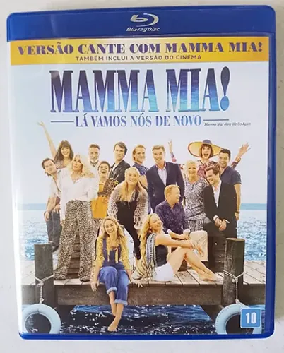 Filme Blu-ray - Mamma Mia - Lá Vamos Nós de Novo! - Bluray Original