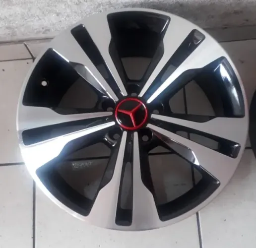 jogo de rodas mercedes aro 18 5 x 112 tala 7,5 et 52 original semi novas