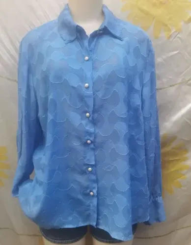 Linda e chique camisa manga longa tam gg