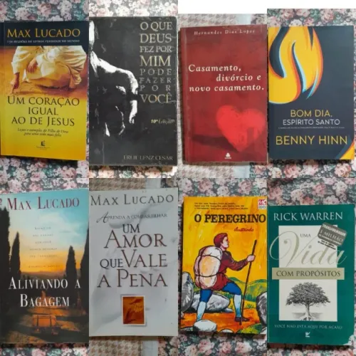 Livros diversos cristãos (20 cada)