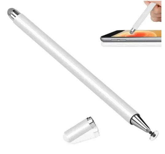 Caneta Metal Touch Screen Capacitiva Ponta Fina para iPad, Galaxy Pro e Kindle