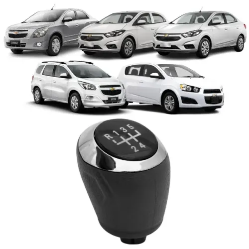 Bola Câmbio GM Onix / Prisma / Cobalt / Spin / Sonic 2013 à 2019 - Preto / Cinza - N400530