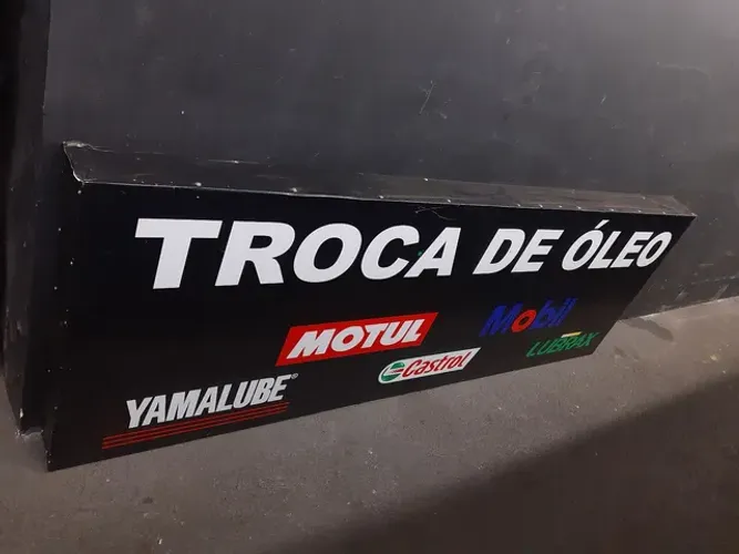 Placa p oficina de moto ou carro 