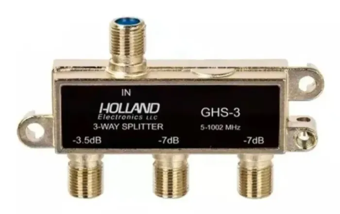 Divisor De Sinal De Antena 1x3 Uhf Vhf Satélite Net  Arduino Automação COD-CP487 