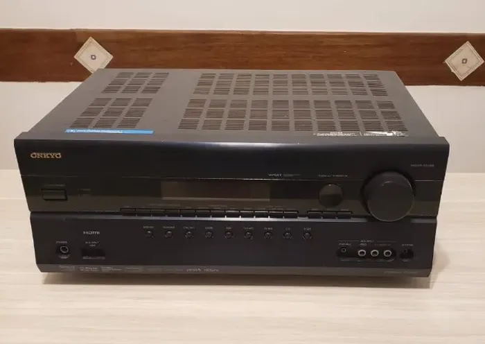 Receiver Onkyo modelo TX-SR607 7.2 Canais Home Theater A/v Surround Com entradas HD
