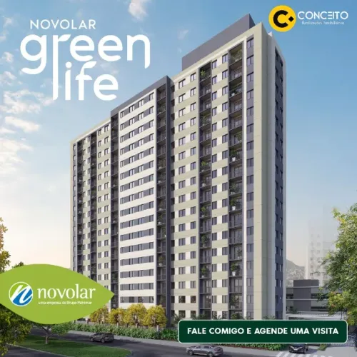 Condomínio Green Life Novo Lar - Apto 2 quartos no Centro de Niterói - Lançamento