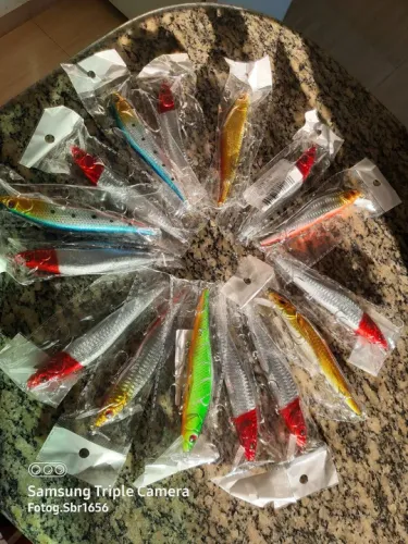 Promoção isca de pesca artificial  para anchovas 14cm 23g ,