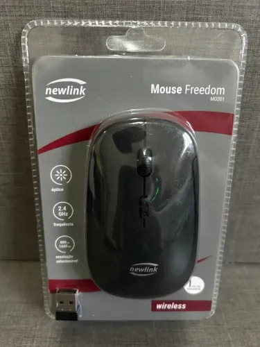 Mouse sem fio Freedom MO201 Newlink Novo Lacrado