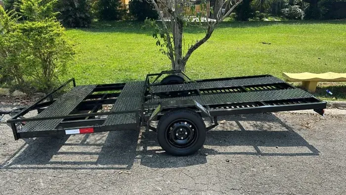 carreta para 2 quadriciclo 