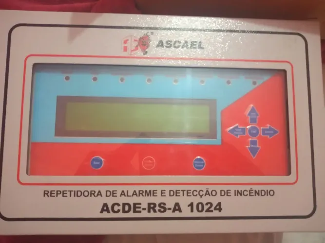 Repetidora de alarme de incêndio ascael ACDE RS A 1024