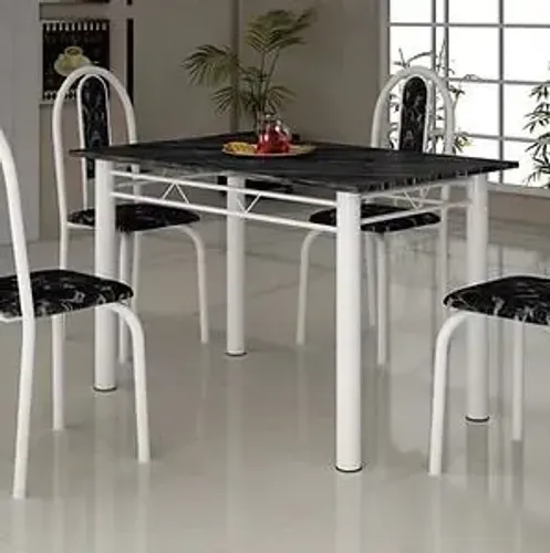 Mesa Indiana 120 x 75 com 4 cadeiras - Entrega Rápida