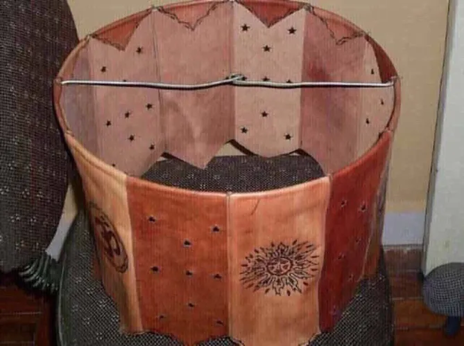Lustre / luminária mantra Om