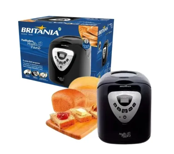 Lacrada Panificadora Multipane 12 Programas 550W 220V Preta - Britânia