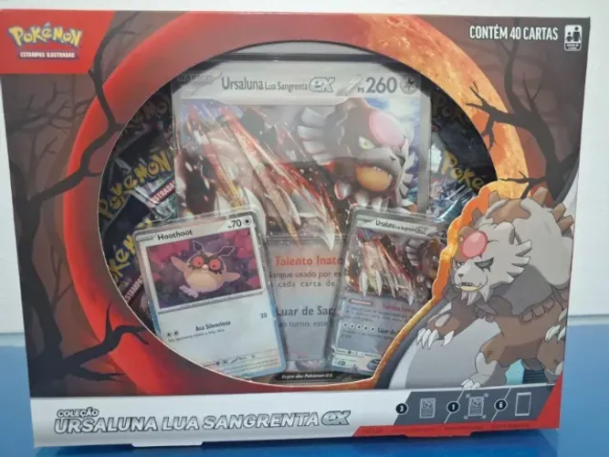 Box Coleção Pokemon Ursaluna Lua Sangrenta ex