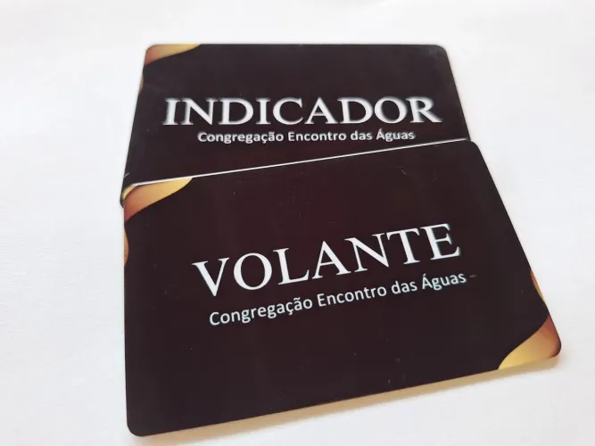 Cartões personalizados PVC
