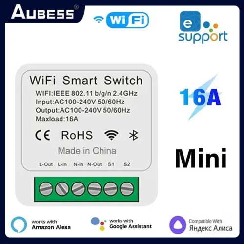 Transforme Interruptor Tomada Lampada Wifi Tuya Inteligente,  Aplicativo,  Distância 