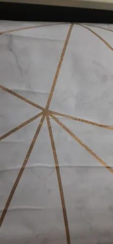 Papel de parede vinil tipo branco e dourados