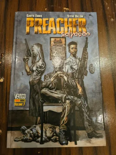Hq Preacher volume 7 - Salvação- Panini Vertigo Garth Ennis Steve Dillon