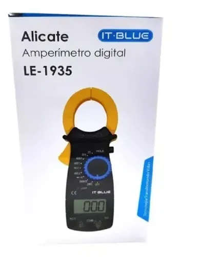 Alicate Amperímetro Digital Profissional Le-1935