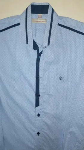 Camisa Social Fascynios - Puro Algodão Fio 50 - Original