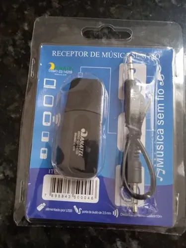 Receptor bluetooth P2 para carro som automotivo USB 