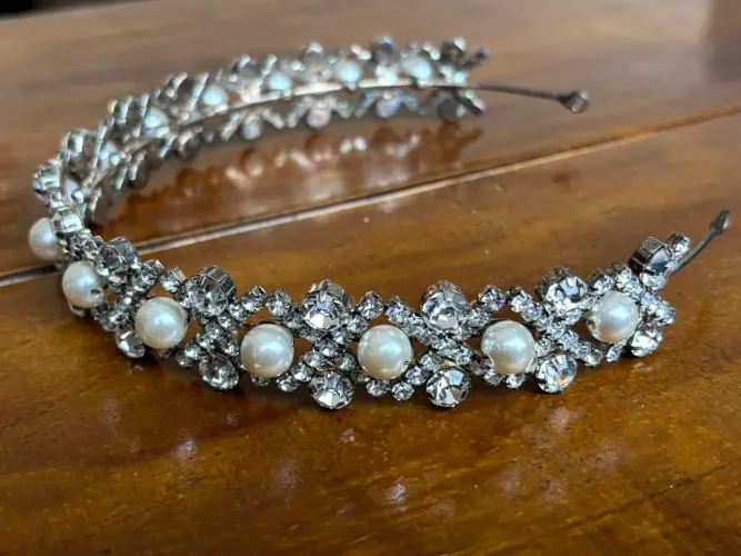 Tiara / Porta Coque para Noiva