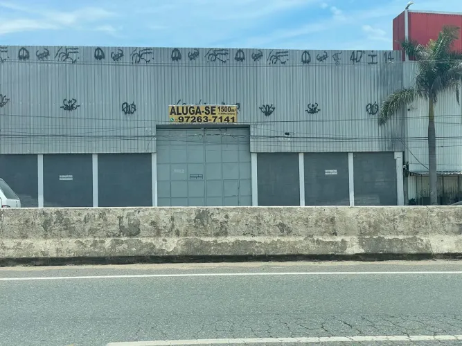 Aluga-se galpao 1500m2 manilha itaborai br 493 ao lado do mercado livre thor granito 