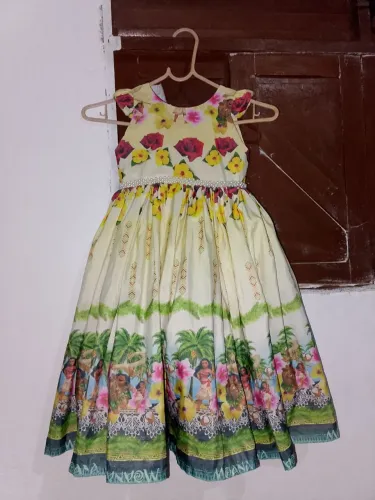 Vestido Infantil Temático Moana