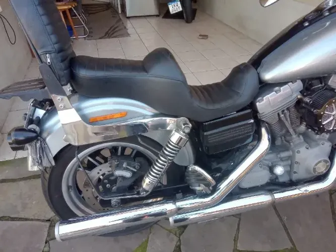 dyna super glide harley davidson prata 2008 1600