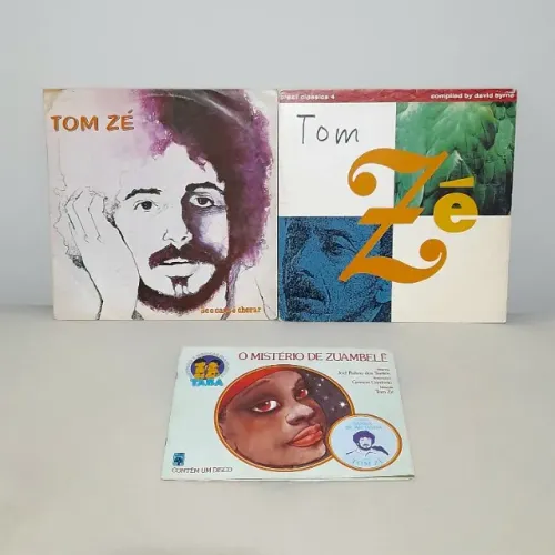 Lote De LPs Do Tom Zé Com Avarias (LEIA ANTES DE COMPRAR) - Se O Caso É Chorar, etc