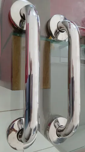 BARRA APOIO INOX  4 PEÇAS 
