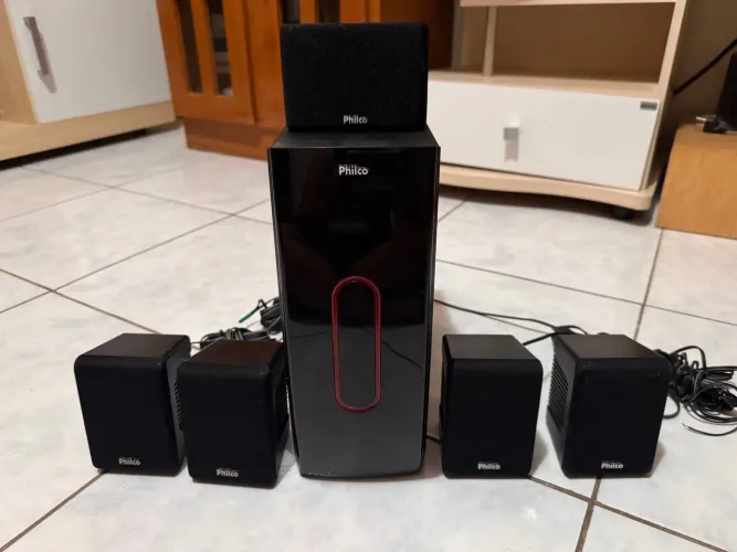 Sistema de Som Philco 5.1 Canais