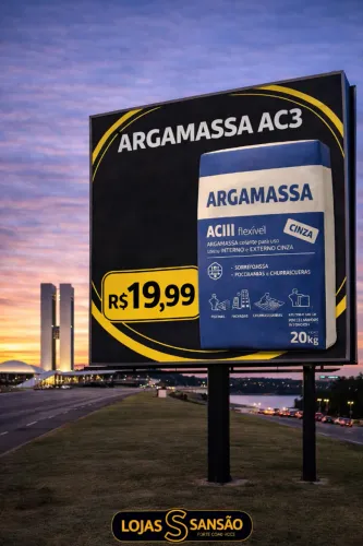 Argamassa ac 3 Cimento e Cola  premium ac III