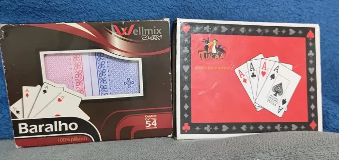 kit 4 baralhos para truco