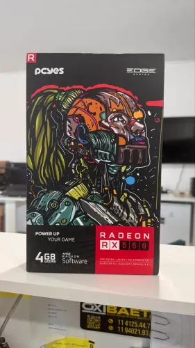 Placa de vídeo gamer Rx 550 4gb