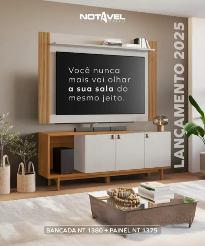 Rack + painel Ideal TV até 50 polegadas 