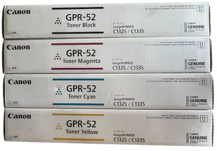 Kit 4 Toners Canon C1325 C1335 Gpr-52 Original