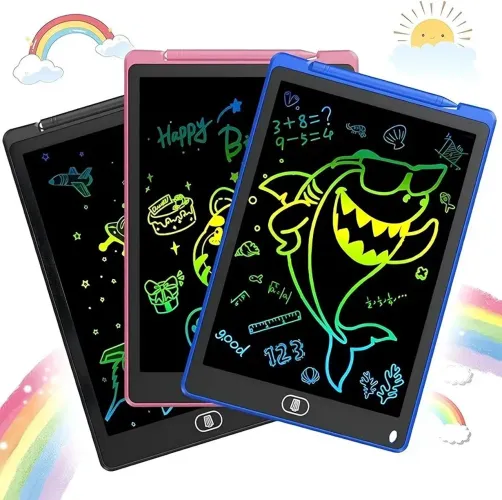 Lousa Mágica Infantil Digital LCD 12 Tablet Desenho Criança