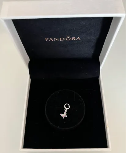 Charm Pandora Borboleta Colorida - Original!