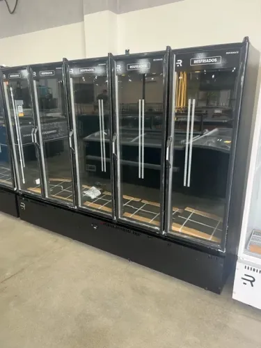 Geladeira auto serviço 5 portas para resfriados - pronta entrega