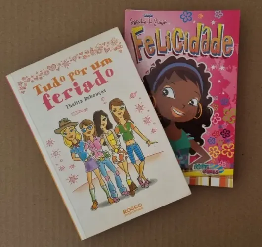 Livro TUDO POR UM FERIADO (Thalita Rebolças) + Brinde Felicidade (Segredos do Coração)