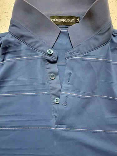 Camisa polo de malha Plus Size 6XL - usada 