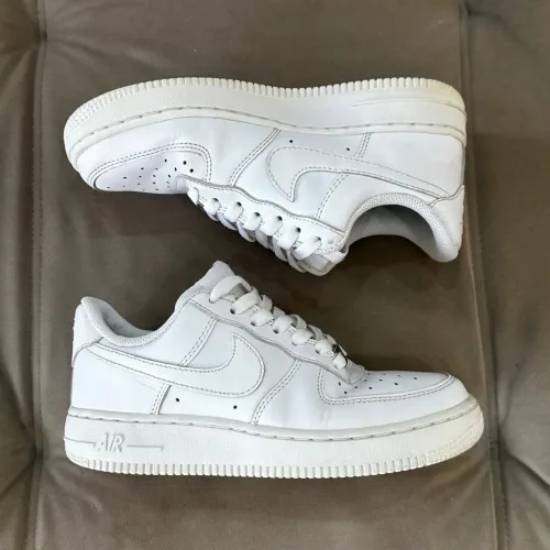 Tênis Nike Air Force 1 Low Triple White Branco Feminino Original