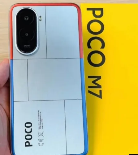 Celular Xiaomi Poco M7 4G 256/8  Prata ** Lacrado Original com Garantia e Nota fiscal 