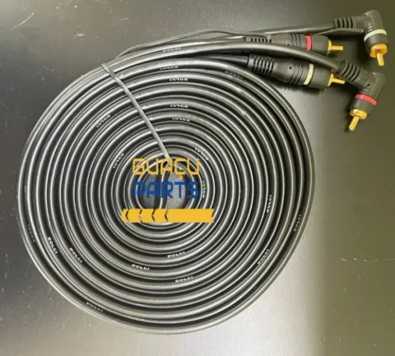 Cabo para som automotivo 5 metros RCA