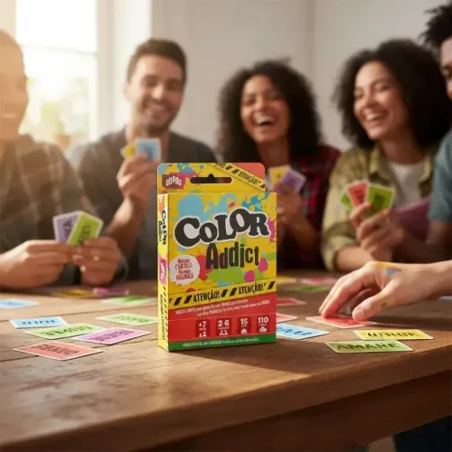Baralho Color Addict Copag Jogue Com Amigos Família Crianças Original Lacrado Novo
