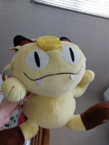 pelucia meowth pokemon hasbro lifesize original