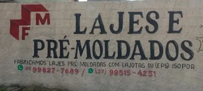 Lajes Pré-Moldadas - Fabricação Própria