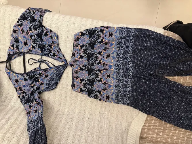 Macacão com detalhes na barriga Empório Speranza 