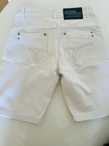 Bermuda branca masculina